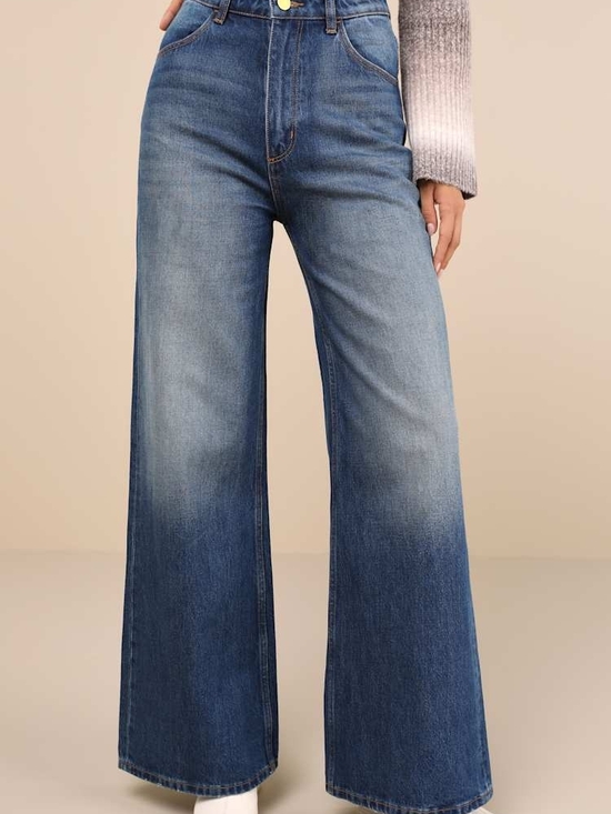 ROLLA'S Denim - Rolla’s Studio Flare High Waist Jeans Medium Blue Womens Size 26